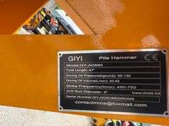 2025 GIYI Unused GY-AD680 Hydraulic Pile Hammer