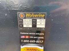 2025 Wolverine Unused TDB-11-78W Skid Steer Duty Bucket