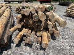 Untreated Wood Posts - Qty: 52