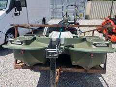 Pelican Bass Boat with Trolling Motor and Trailer