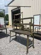 Steel Work Table - 65in x 25in x 82in