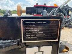 2025 GIYI Unused 680 Skidsteer Post Driver
