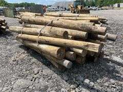 Untreated Wood Posts - Qty: 52