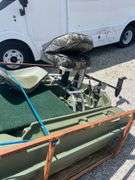 Pelican Bass Boat with Trolling Motor and Trailer