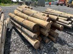 Untreated Wood Posts - Qty: 44