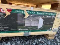 KJ Unused K1912 20ftx12ft Livestock Metal Shed