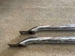 Chrome Tubular Long Truck Bed Rails - 75in