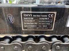 2025 GIYI Unused GY-X39F Mini Skid Steer Trencher