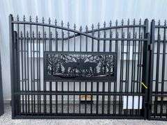 2025 KJ Unused K0720 Metal Farm Driveway Gates