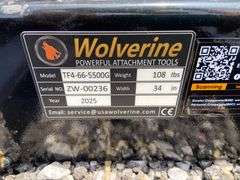 2025 Wolverine Unused TF4-66-5500G Debris Fork with 7 Teeth