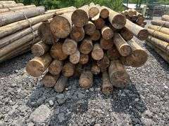 Untreated Wood Posts - Qty: 44