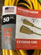 50ft Outdoor/Indoor Extension Cord