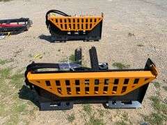 2025 Wolverine Unused PFA-11-3300G  Skid Steer Pallet Fork Hydraulic Adjustable