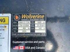 2025 Wolverine Unused SBM-12-72W Skidsteer Sickle Bar Mower