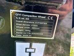2025 GIYI Unused Compaction Wheel to fit CAT 305