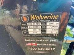 2025 Wolverine Unused MCB-11-48W Mini Skid Steer Combination Bucket,