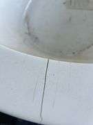 Woodbridge Free Standing Bathtub - Cracked