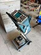Tektronix 465 Oscilloscope with Cart and Accessories