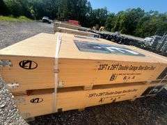 KJ Unused K3325 33ftx25ft Double Garage Steel Barn Shed