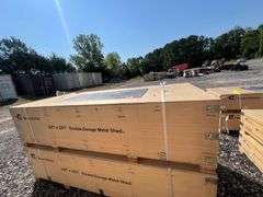 KJ Unused K2223G 23ftx22ft Double Garage Metal Shed