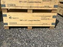 KJ Unused K1912 20ftx12ft Livestock Metal Shed