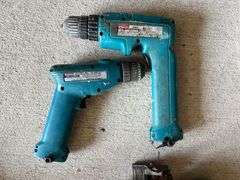 Lot - Makita Hand Tools - Cordless Saw, Cordless Drills, Flashlight, Batteries, and Charger