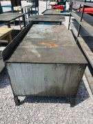Steel Work Desk - 73in L x 35.5in W x 36in H