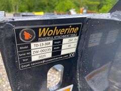 2025 Wolverine Unused TD-13-36R Skid Steer Tree Digger