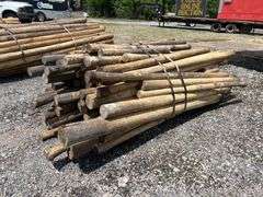 Untreated Wood Posts - Qty: 77