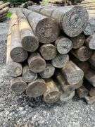Untreated Wood Posts - Qty: 94