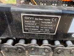 2025 GIYI Unused GY-X39F Mini Skid Steer Trencher