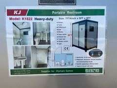 2025 KJ Unused K1522 Portable Restroom