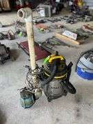 Shop Vac and Pump