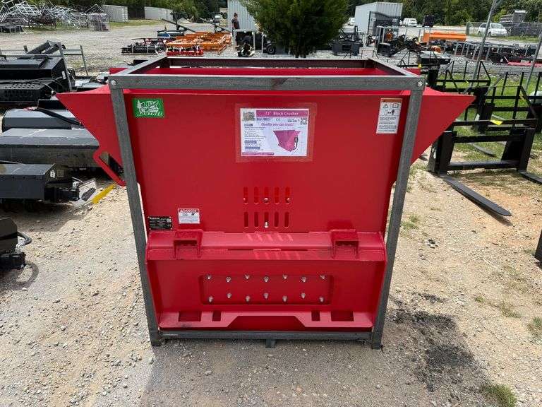 2025 Raytree Unused RMBC72 72in Skidsteer Block Crusher image