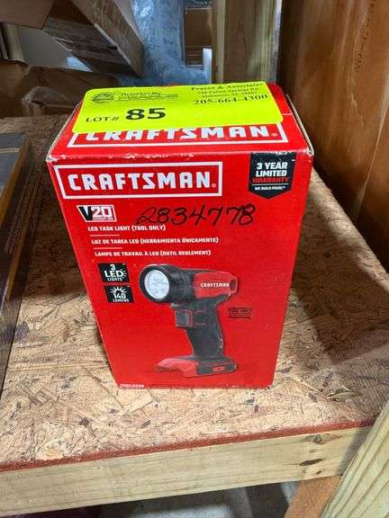 New Craftsman 20V LED Worklight - Tool Only image