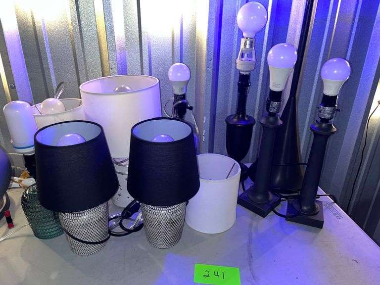 Table with all lamps on top image