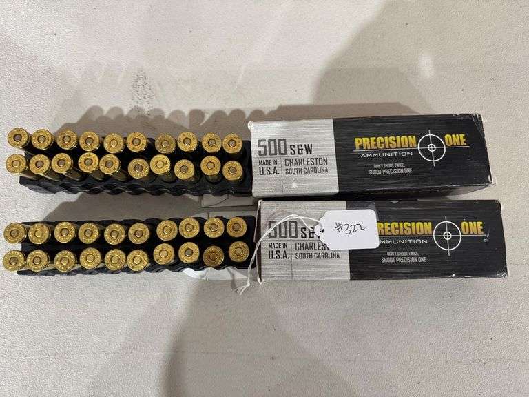 500 S&W Ammo, (2) Boxes of 20 image