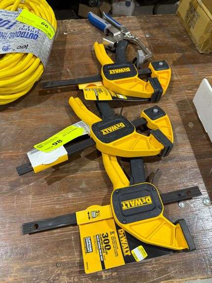 Lot - New Dewalt Trigger Clamp and Kreg Trigger Clamp image