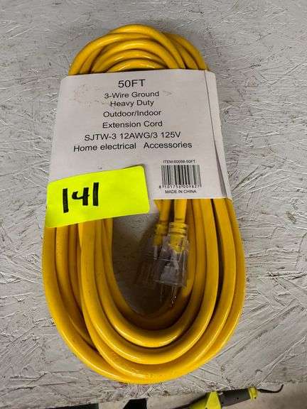 50ft Heavy Duty Outdoor/Indoor Extension Cord image