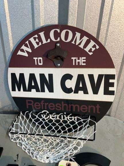 (2) Man Cave Signs