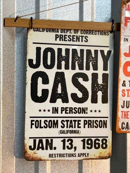 (3) Johnny Cash Art Work