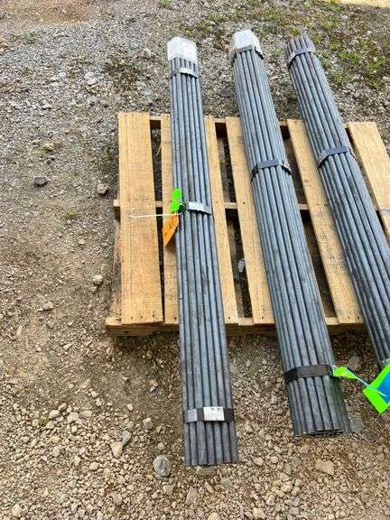 Lot - (33) 7/8" A36 Steel Round Rods image