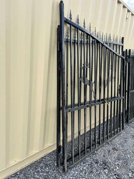 2025 Miva Unused Decorated Entrance Gates, Pair