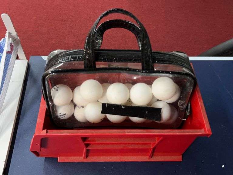 Ping Pong table with paddles