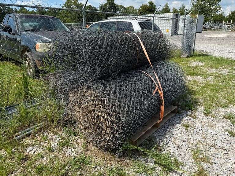 (3) Rolls of Chain Link Fencing image