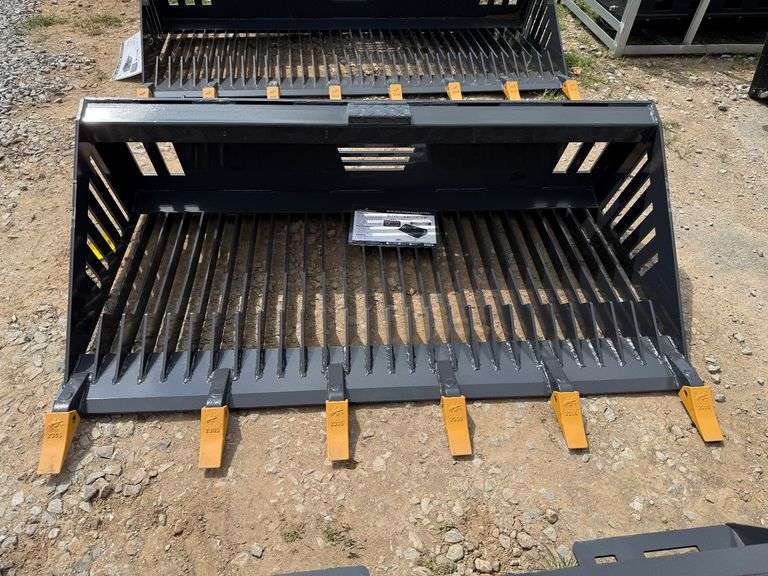 2025 Landhonor Unused RB-14-66W Skidsteer 66in Rock Bucket image