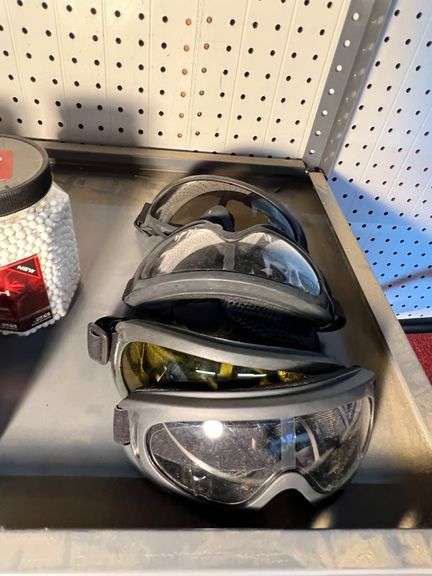 Shooting Range Targets/Soft Air Gun BB's/(4) Pair Goggles