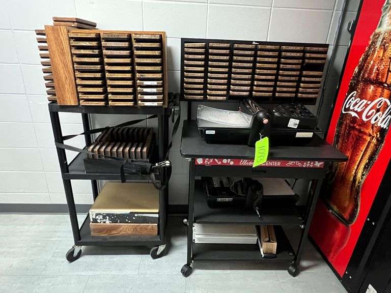 Ellison RollModel Die-Cut Machine, Accessories, and Rolling Carts image