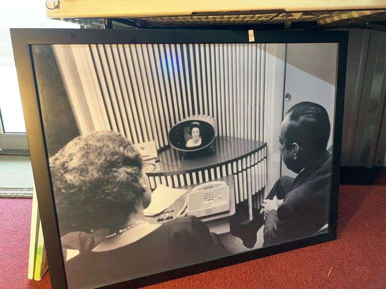 Black/White Art Piece - Framed/Signed