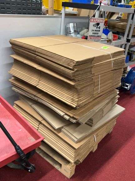 (1) Pallet of packing boxes